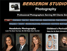 Tablet Screenshot of bergeronstudios.net